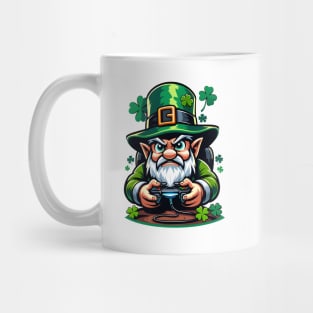 St. Patrick's Day Gamer Gnome Mug